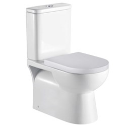 Seima Liara Wall Face Clean Flush Universal Toilet Suite With Classic Seat 191872