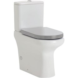 Fienza Rak Compact Back To Wall S Trap Toilet Suite With Grey Seat 345122GA