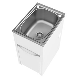 Clark Compact Trough And Cabinet With By Pass 45 L Stainless Steel F8111