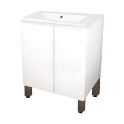 Vanity Unit With Vitreous China Top 1 Taphole 600mm