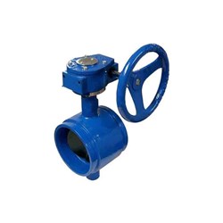 Roll Grooved Gear Operated Butterfly Valve 100mm