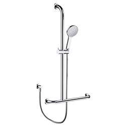 Fienza Luciana Care Inverted T Rail Grab Rail Shower Left Hand 444113LH