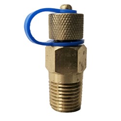 HVAC Brass Test Point 6mm (1/4) Water