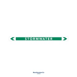 Pkt 10 Pipe Labels Stormwater 400X25