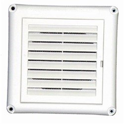 Deflecto Wall/Eaves Vent W/ Mesh 150mm Outlet