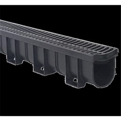 E/Hard Easydrain Channel & Poly HG Grate 1Mtr