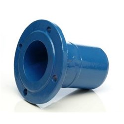 Ductile Iron High Pressure Blue PVC Tee Socket x Flange 150mm