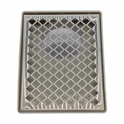 Pvc Stormwater Offset Rectangle Drain With Stainless Steel Grate 90mm