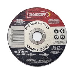Masonry Cutting Disc 100 X 2 X 16