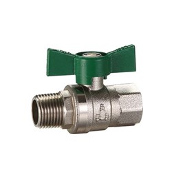 NP Mini Ball Valve M&F WaterMark 15mm