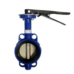CI Wafer Lever Butterfly Valve SS Disc TE 100