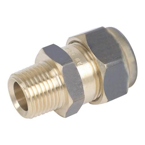 Brass Nylon Olive Compression Union 15CU x 20MI