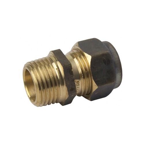 Brass Nylon Olive Compression Union 15CU x 15MI