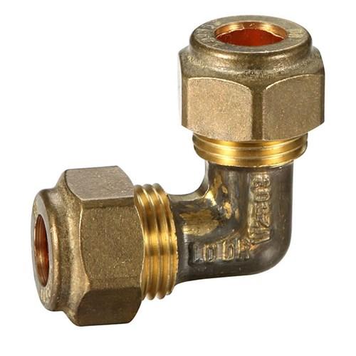 Brass Copper Compression Elbow 15CU x 15CU