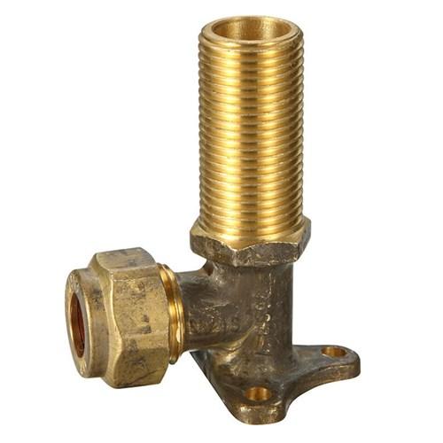 Brass Copper Compression Back Plated Elbow 15CU x 15MI