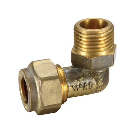 thumbnail image of Brass Copper Compression Elbow 15CU x 15MI