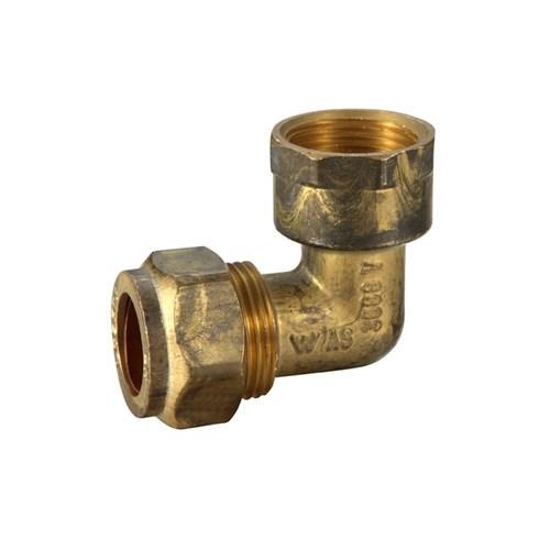 Brass Copper Compression Elbow 15CU x 15FI