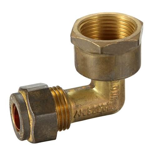 Brass Copper Compression Elbow 15CU x 20FI