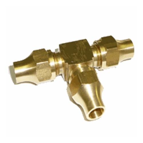 Brass LP Flared Tee 6CU (1/4 )