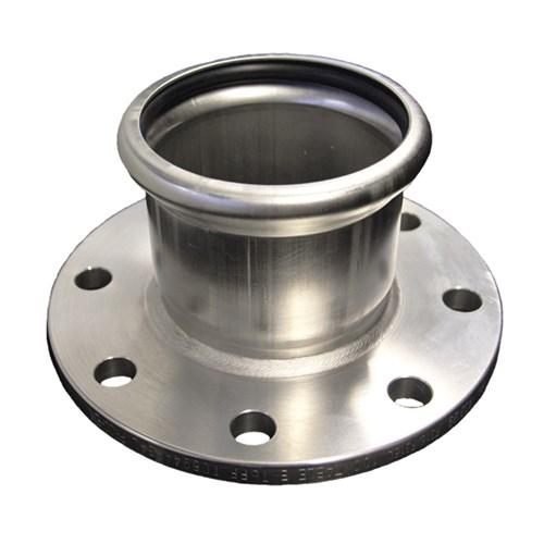 Stainless Steel Press Fit Table-E Flange Adaptor 15mm