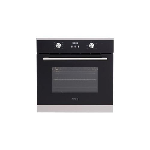 Euro Wall Mounted Multifunction Oven 60cm Stainlee Steel & Black Electric EO608SX