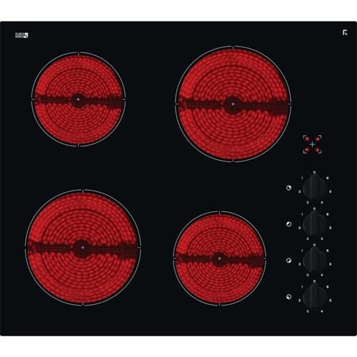 thumbnail image of Inalto Cooktop 4 Ceramic Cooking Zones 60cm Electric Black Glass ICC604TB