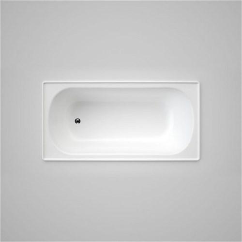 Caroma Stirling Pressed Steel Bath 1525mm White 857510W