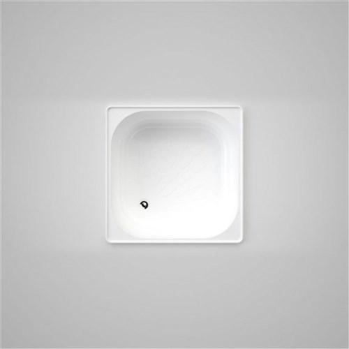 Caroma Mayfair Square Pressed Steel Bath 915mm White 857560W