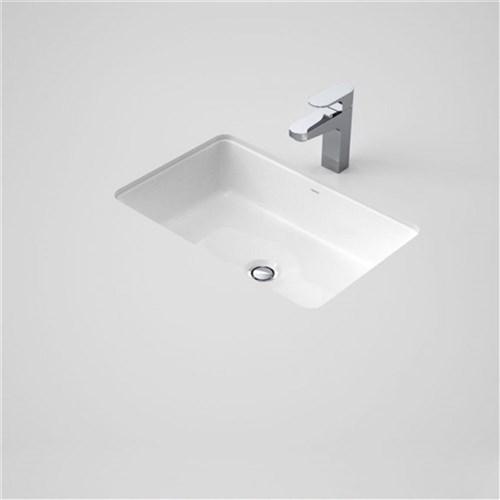 Caroma Cube 500 Under Counter Basin White 683455W