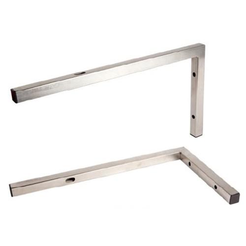 thumbnail image of Pair Brackets To Suit Large Stainless Steel Wall Basin