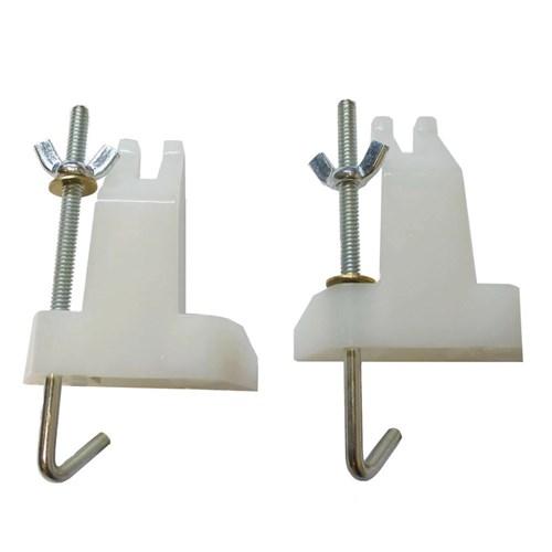 Pair Tie Hook Brackets For Semi Recessed Basin D250