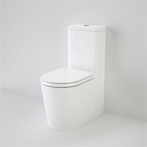 thumbnail image of Caroma Liano Cleanflush Wall Faced Back Entry Suite With Soft Close Seat 766200W