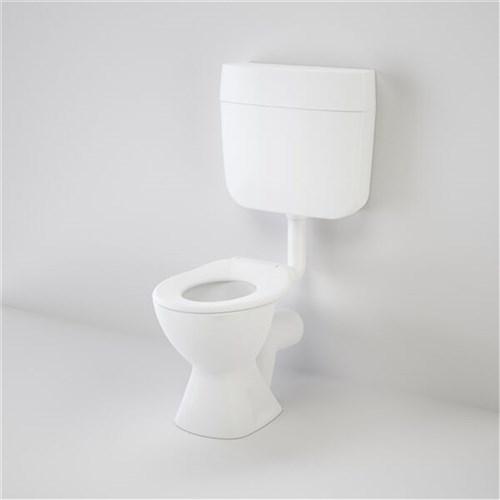 thumbnail image of Caroma Junior 100 Connector Bottom Inlet P Trap Toilet Suite With Single Flap Seat White 984246W