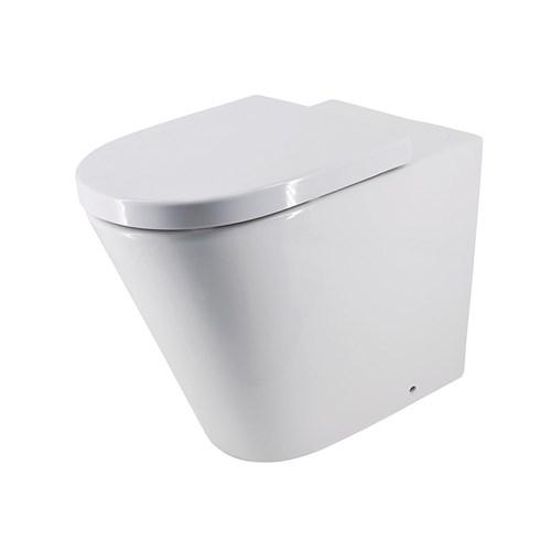 thumbnail image of Harmony Bassini Wall Faced Easy Height Toilet Suite With Consealed Cistern & Soft Close Seat HARMONY10600