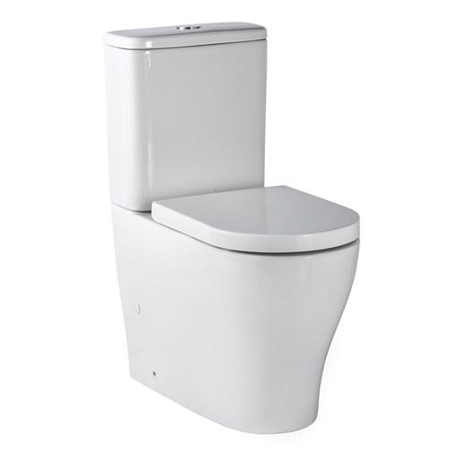 thumbnail image of Seima Limni Wall Faced Toilet Suite With Deluxe Seat White 191777