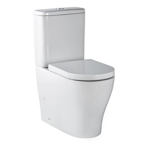 thumbnail image of Seima Limni Wall Faced Toilet Suite With Classic Seat White 191775