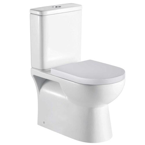 Seima Syros (Liara) Wall Face Clean Flush Universal Toilet Suite With Classic Seat 191872