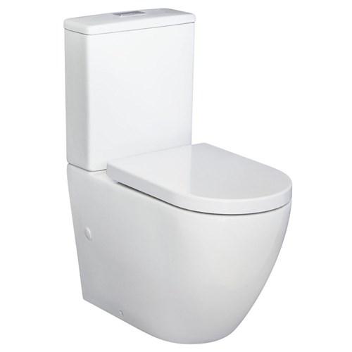 Fienza Alix Back-to-Wall Toilet Suite Gloss White K011A