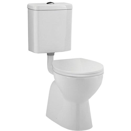 Fienza Stella Senior Adjustable Link Toilet Suite Gloss White K001S