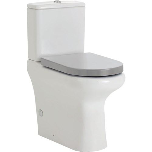 Fienza Rak Compact Back To Wall Toilet Suite Gloss White 345122GA