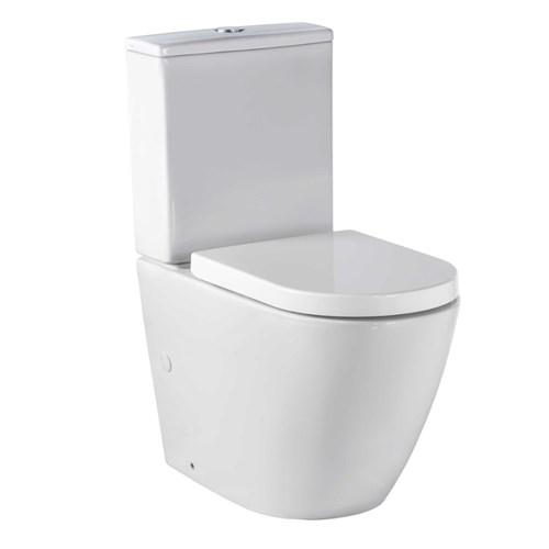 thumbnail image of Seima Arko Wall Faced Toilet Suite With Classic Seat White 191750