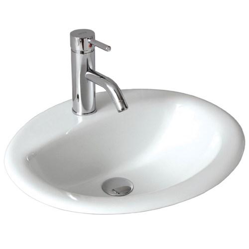 Seima Chios 201 Vanity Basin 515mm 1 Taphole (No P&W) White 191467