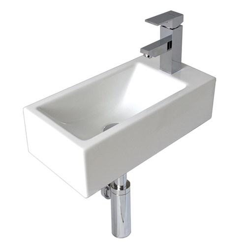 Seima Kyra 514 Wall Basin 500mm x 200mm 1 Taphole (No P&W) White 191492