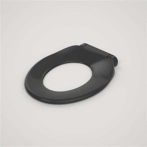 Caroma Junior Single Flap Toilet Seat With GermaGard Black 301030B