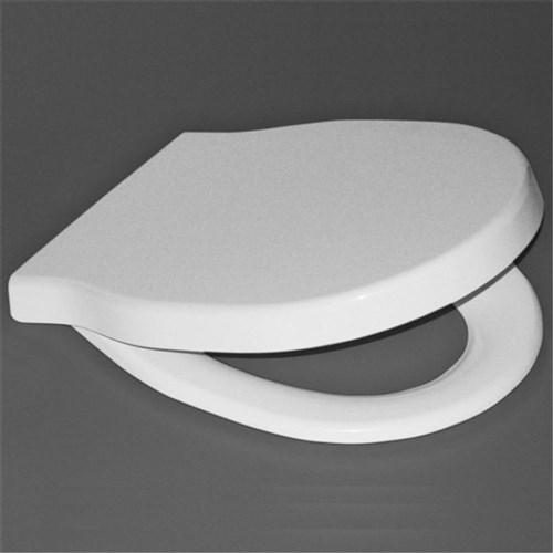 Caroma Opal II Double Flap Soft Close Toilet Seat White 300030W