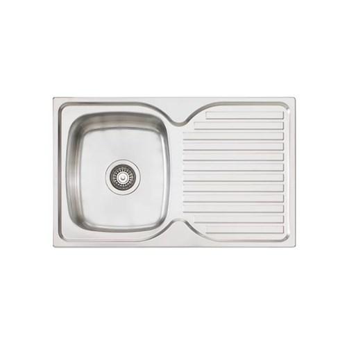 Harmony Single Bowl Inset Sink 780 No Taphole Stainless Steel