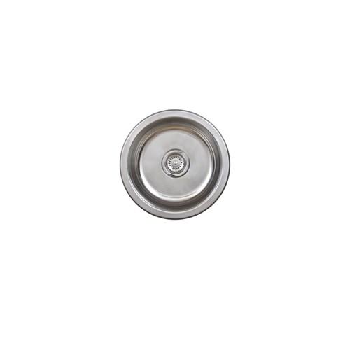 Seima Acero 003 Round Bowl Overmount Sink No Taphole Stainless Steel 191578