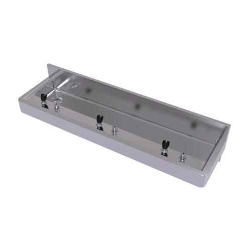 thumbnail image of Stainless Steel Pre-plumbed Drink Trough 1500mm With Brackets DRT1500