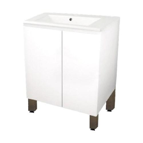 Vanity Unit With Vitreous China Top 1 Taphole 600mm