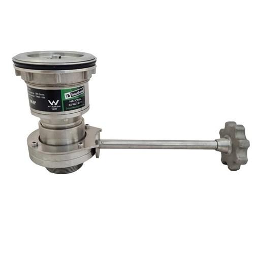 SS PVC Sink Waste Arrestor With Shut Off Valve SCRAP-C-90